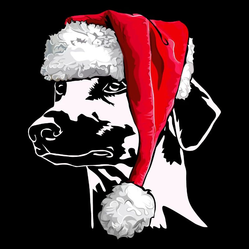 Santa SLOUGHI Chiens de Noël Lévrier Wilsigns