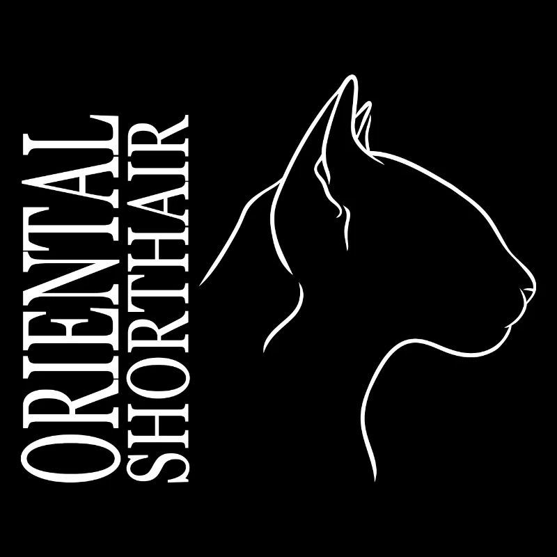 Profil oriental à poil court Chat Chat Wilsigns