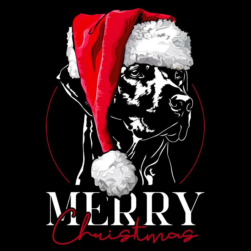 Santa RHODESIAN RIDGEBACK Joyeux Noël Wilsigns