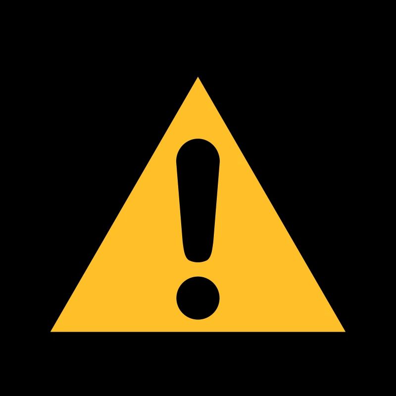 Gefahrensymbol - Allgemeine Danger (2-farbig)
