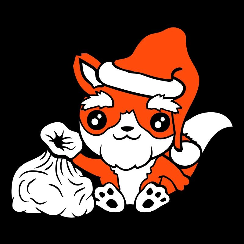 Fuchs Rotfuchs Weihnachtsmann Weihnachten Geschenk