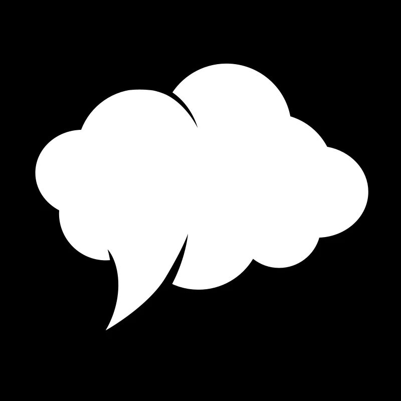 Comic speech bubble