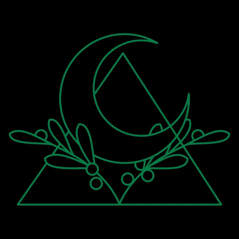 crescent moon triangle