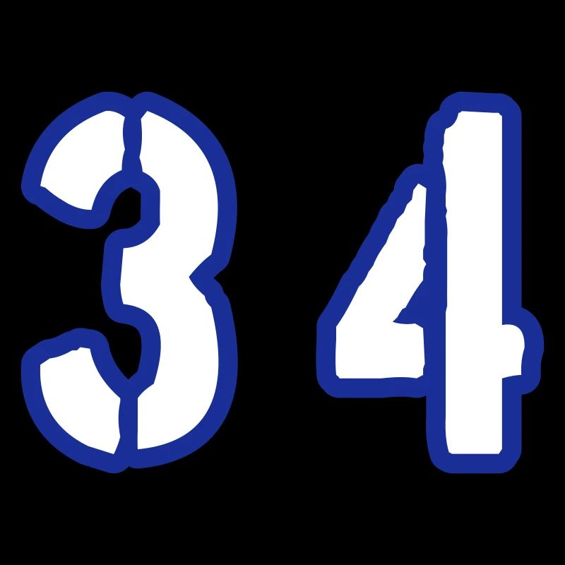34 Symbole numérique