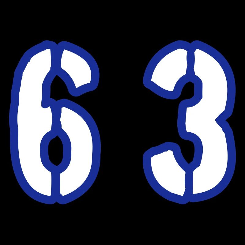 63 Number Symbol