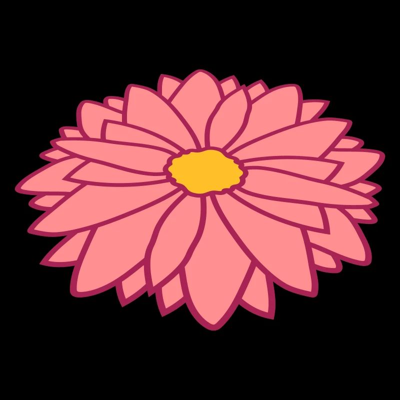 Hübsche bunte Blume Design