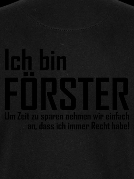 ich bin förster