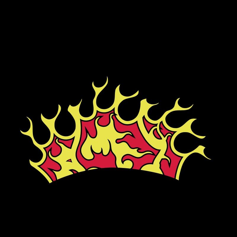 Fire flames crown