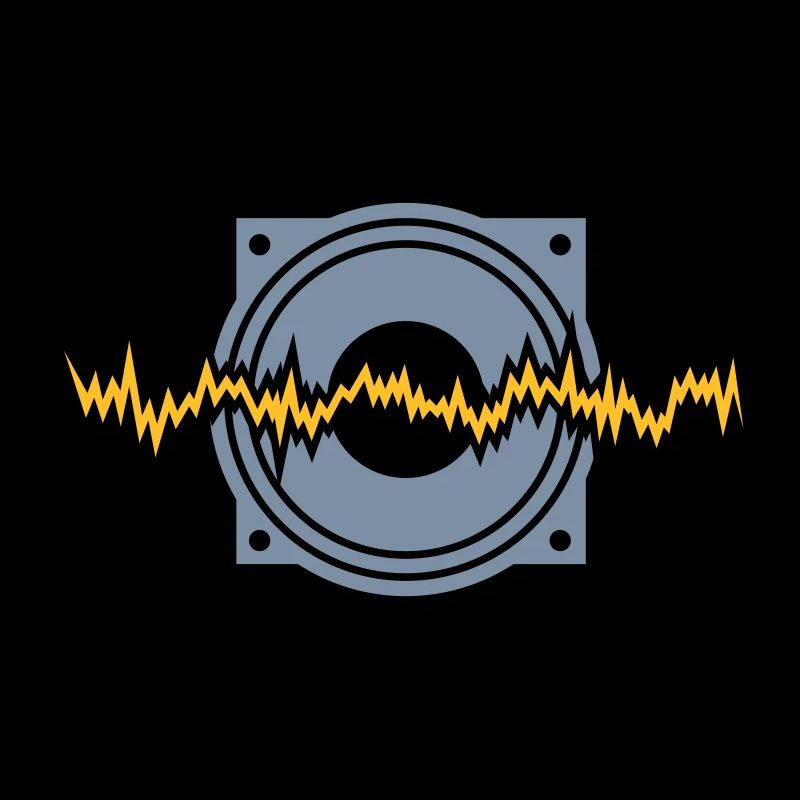 woofer basse techno rythme sonore de boîte à