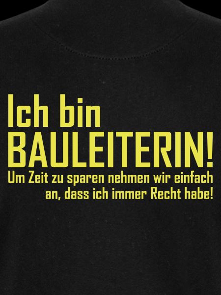 ich bin bauleiterin
