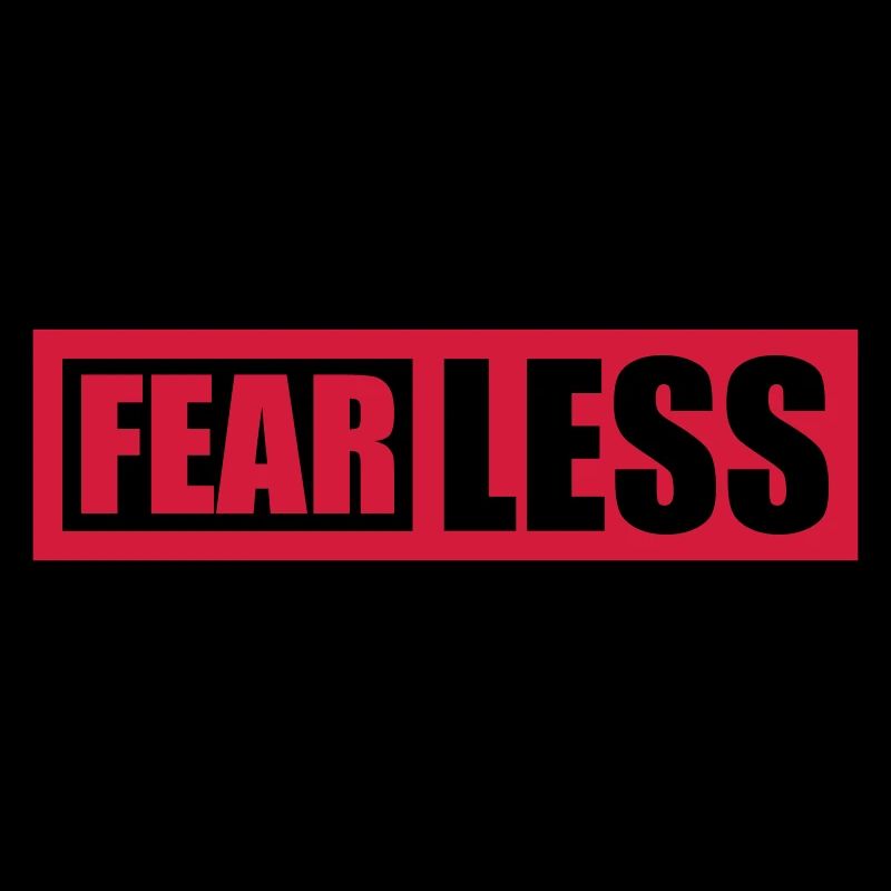 fearless Text Quote Design