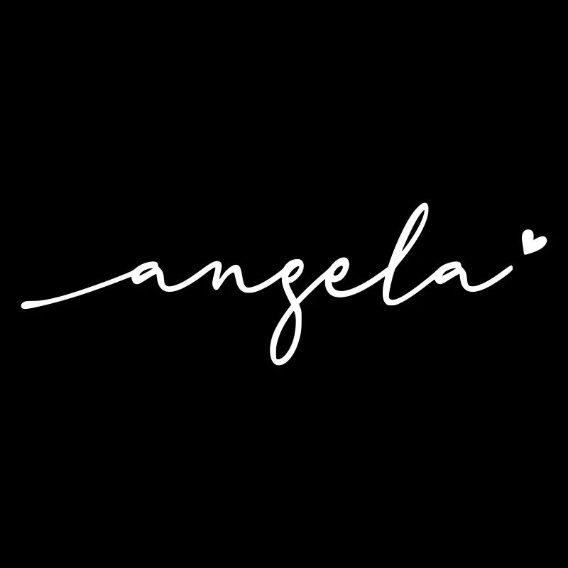 Angela Cursive Name