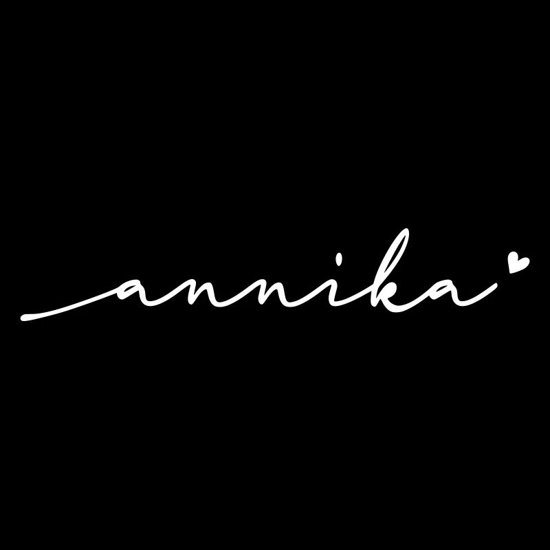 Annika Cursive Name
