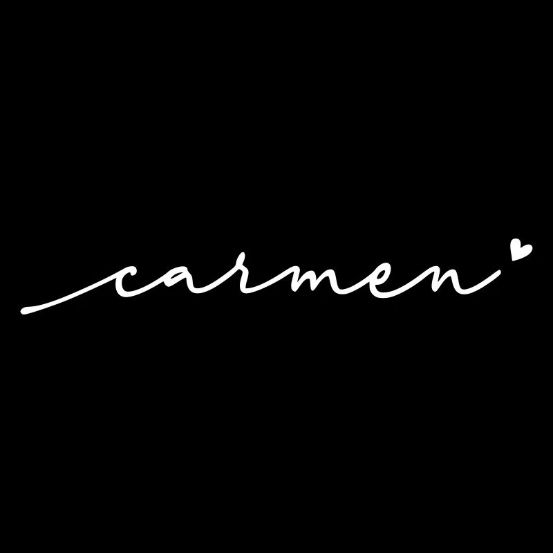 Carmen Cursive Name