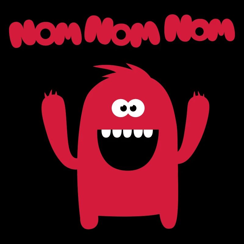 Om nom nom nom - monstre