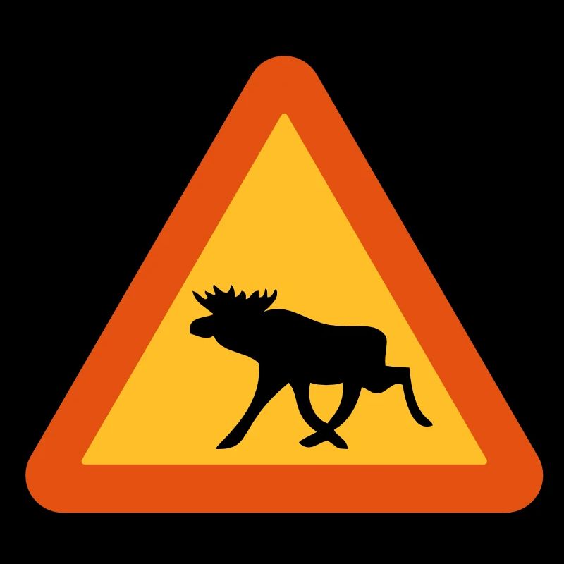 Caution Moose!