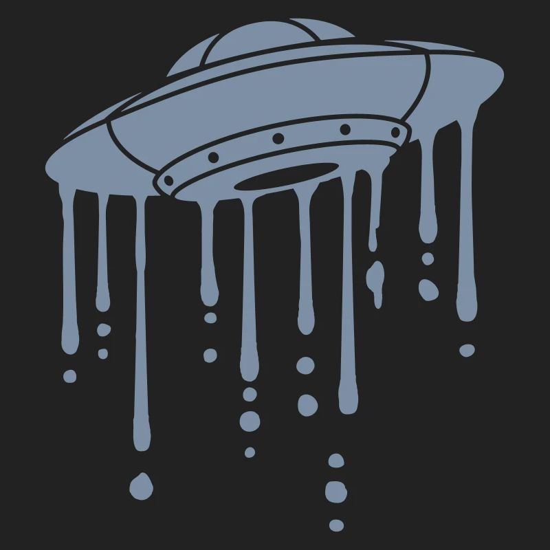 UFO Graffiti Drops Slime
