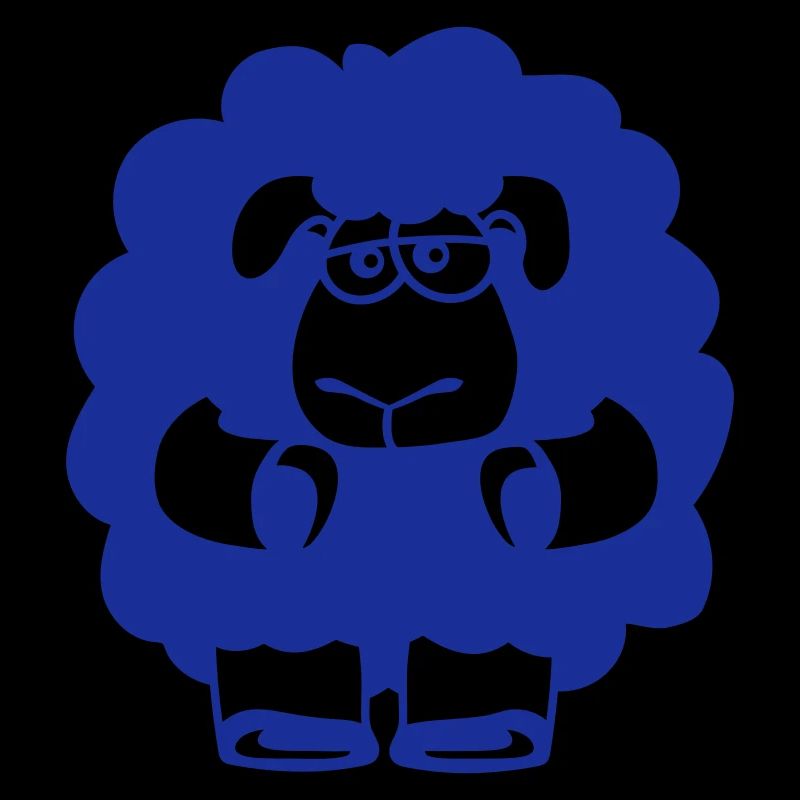 Black Sheep Sad Insecure Tired Funny Cute
