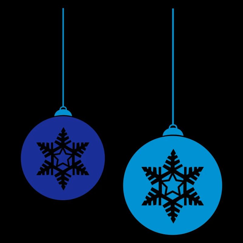 Weihnachtskugeln Stern frost