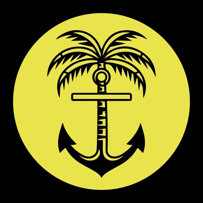 Icône d’ancre de palmier