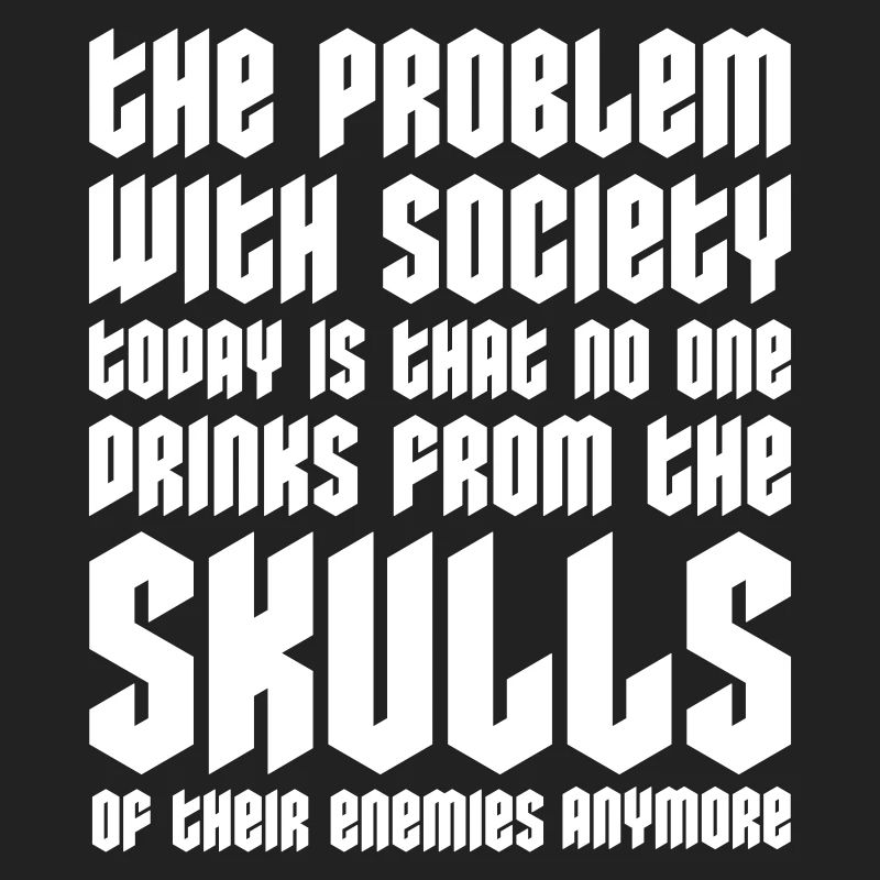drinks from enemies skulls