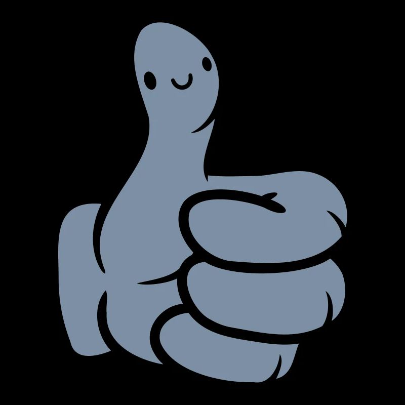 Visage Comic Main Pouce