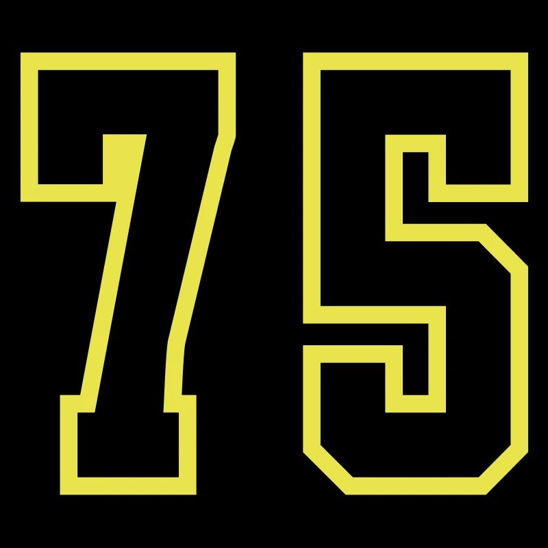 Justaucorps à 75 chiffres