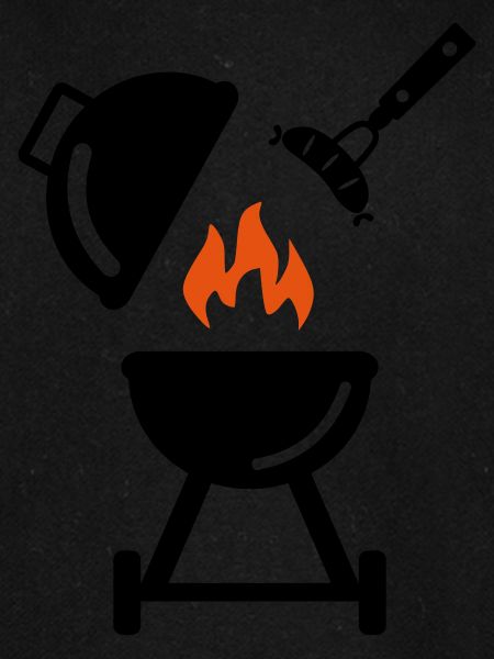 Grill mit Wurst