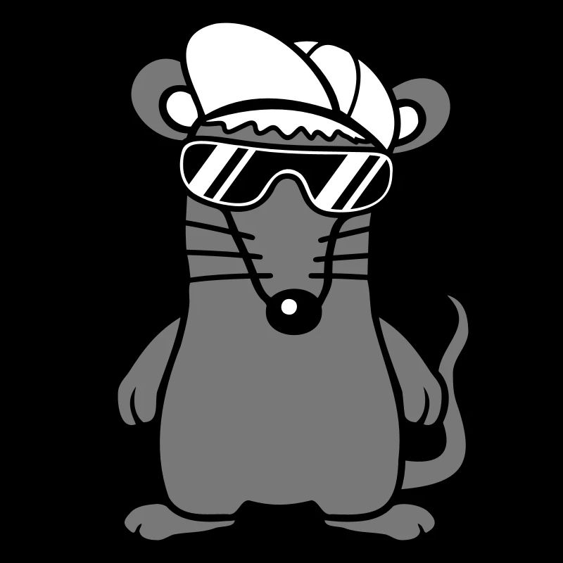 Mouse Sunglasses Cool Cappy Cap Hat Teens