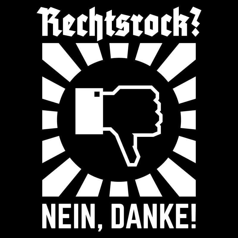 Rechtsrock? Nein, Danke! (Strahlen / White)