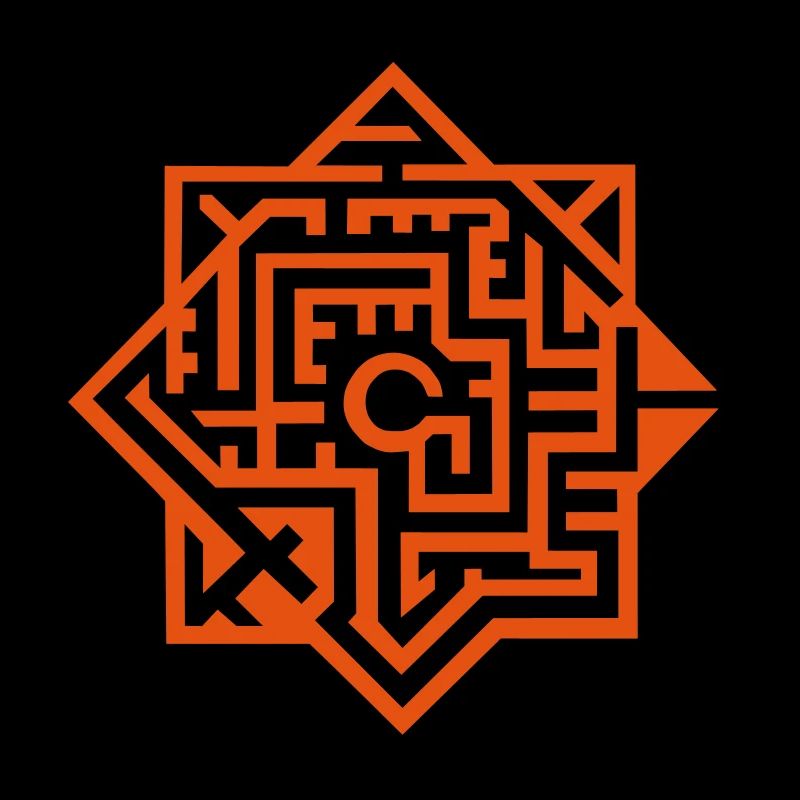 Mandala Labyrinth 2c