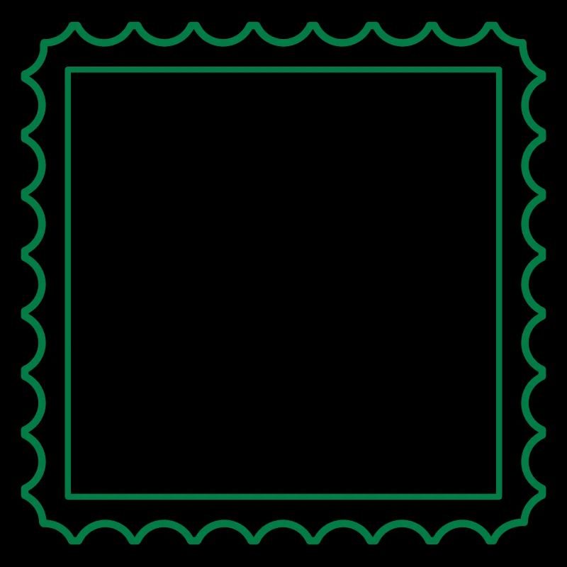 Square postage stamp