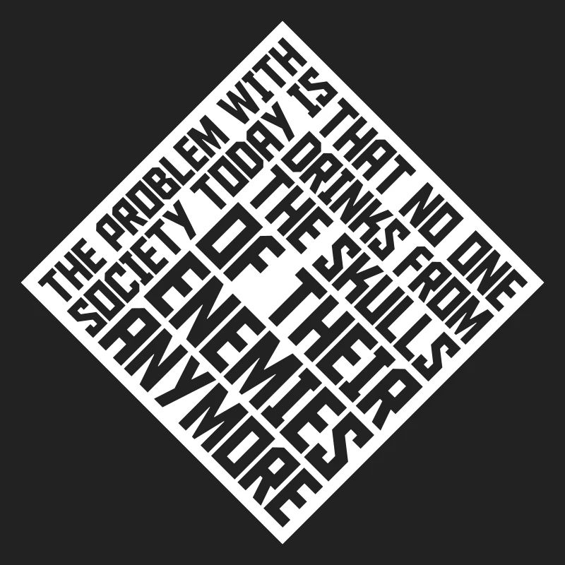 drinks from enemies skulls