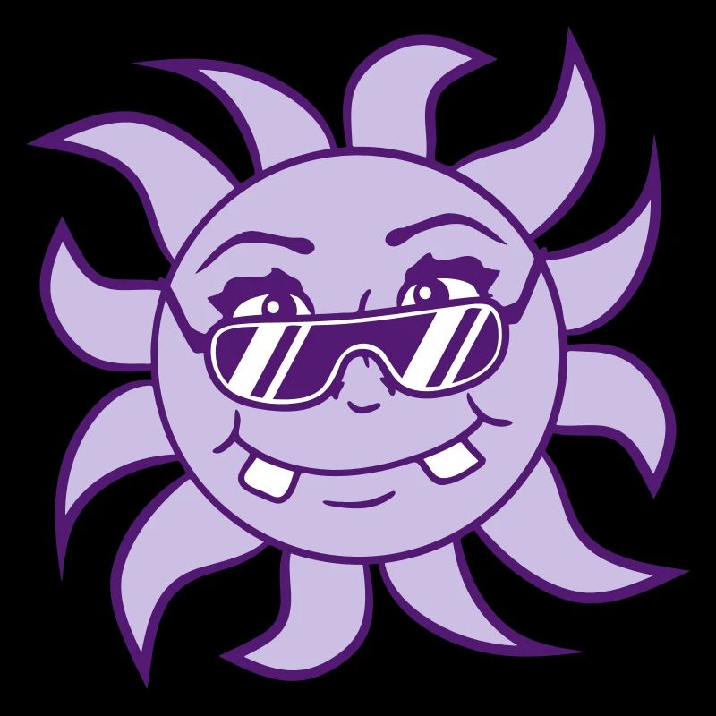 Sun Funny Face Smile Comic Sunglasses