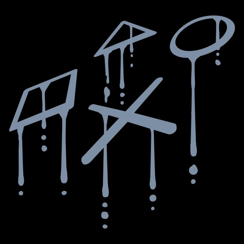 Graffiti Konsole Symbole Nerd