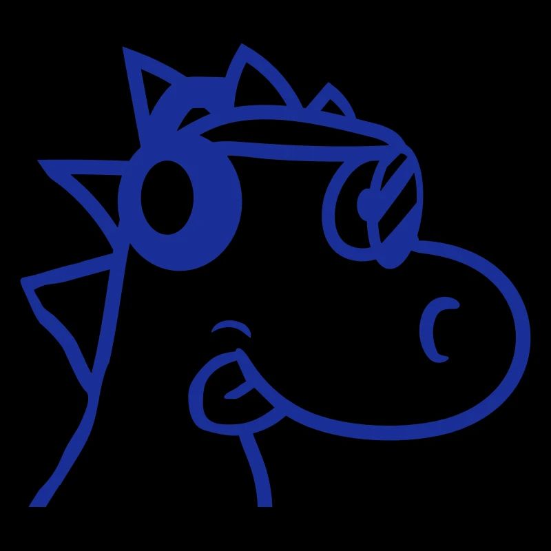 Cool DJ Dino Face Dinosaur Party Head Fun