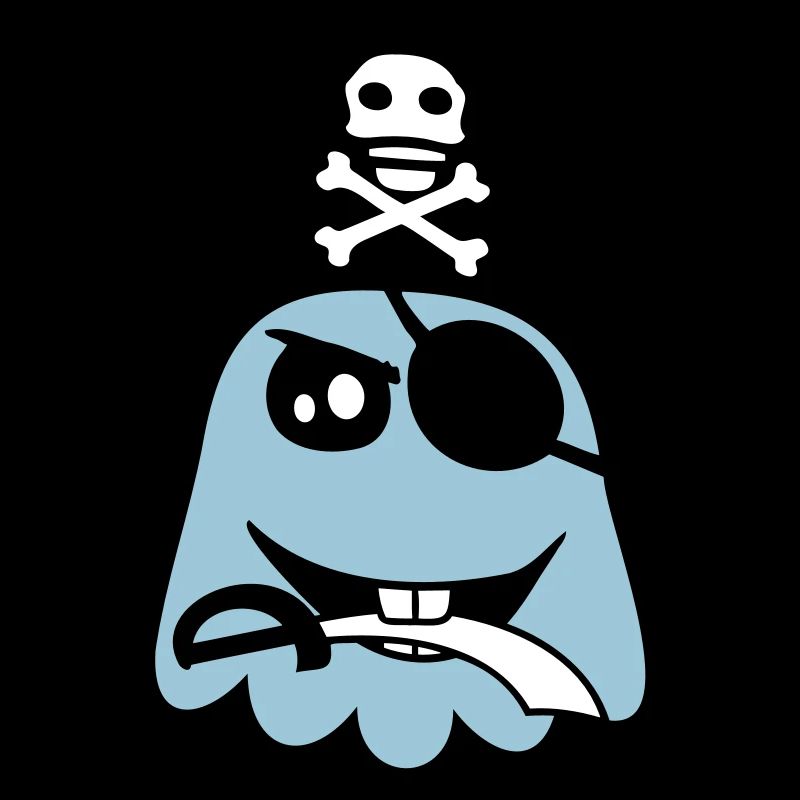 Pirate Ghost Funny Evil Ghost Halloween Fun