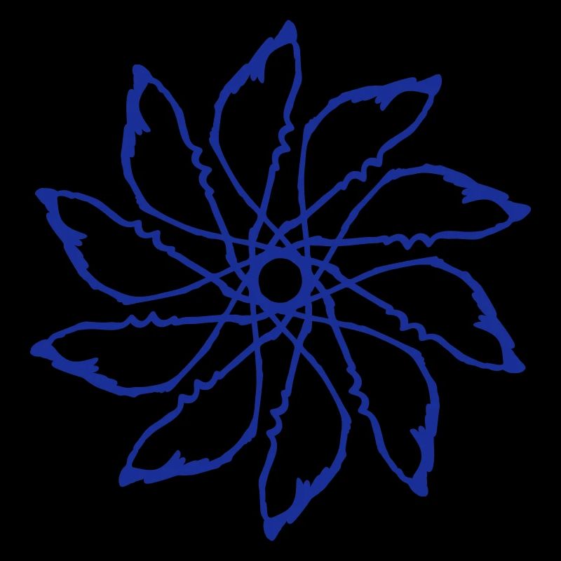 Random patterns circled Vectorgraphic