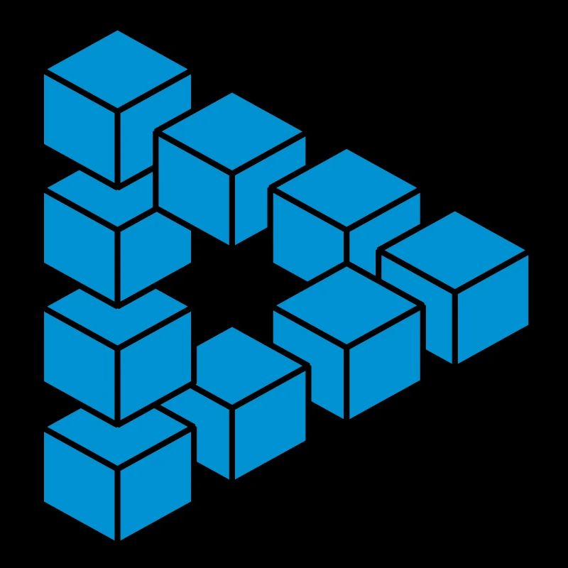 Optical illusion - Impossible figure