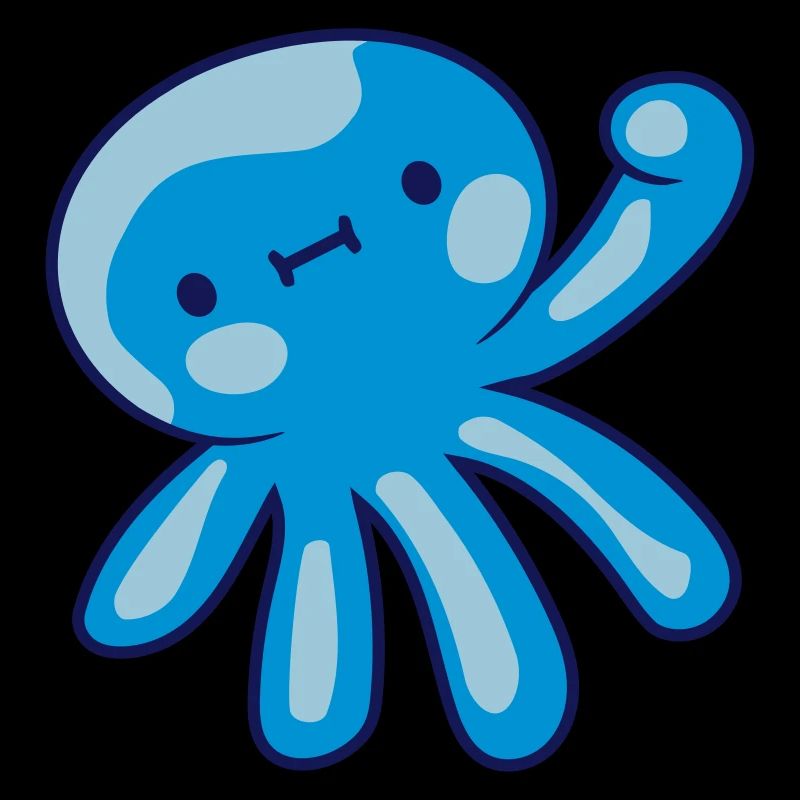 Suesser waving squid