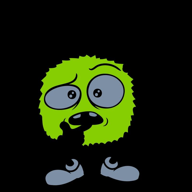 Question mark skeptical face comic