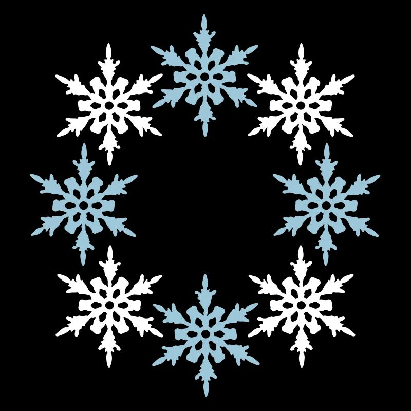winter ring circle round pattern design cool cold sc