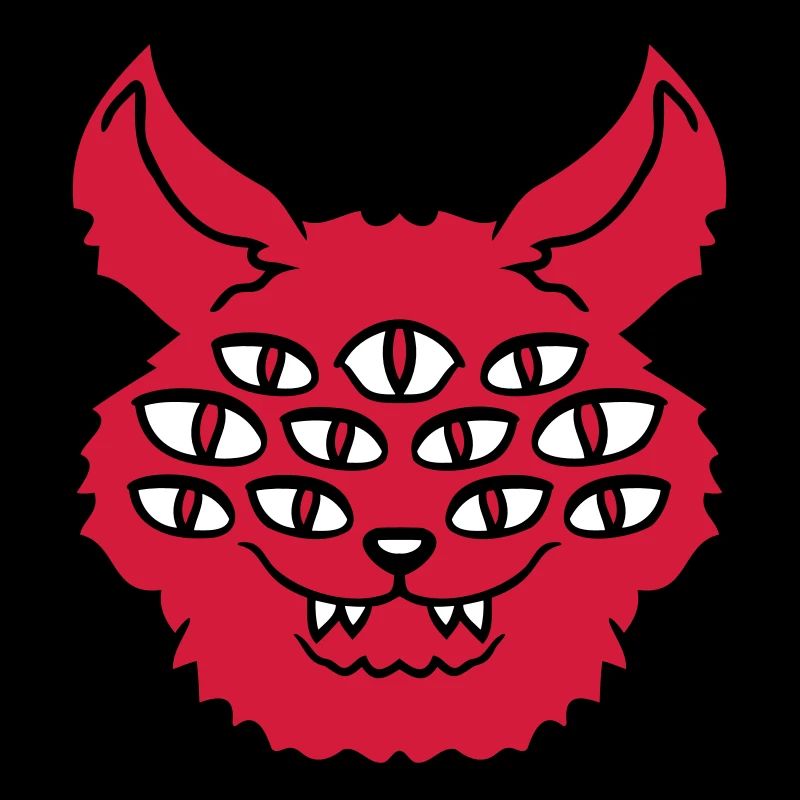 Cat Demon Many Eyes Devil Hell Evil Monster