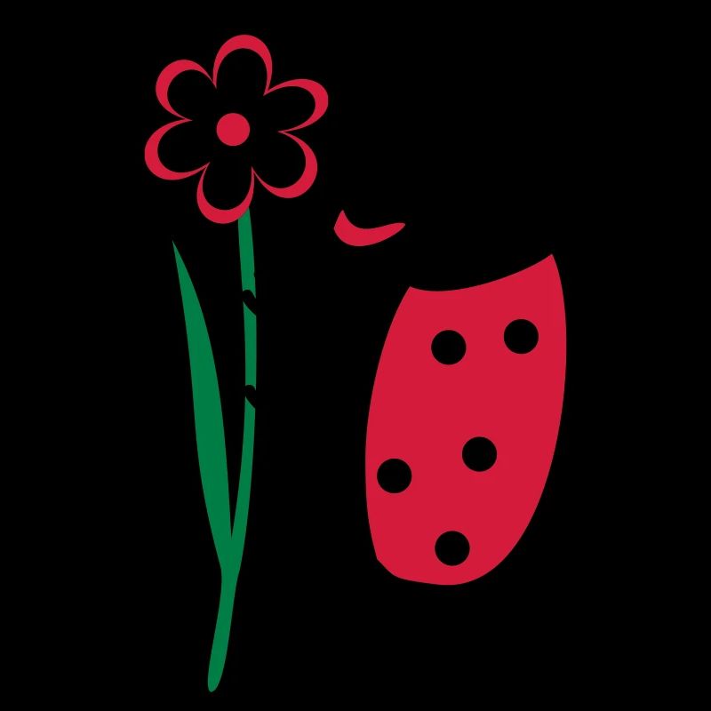 Ladybug with Flower