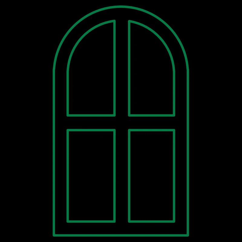 Arch window open