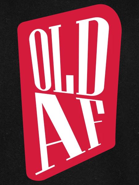 old AF Text Logo