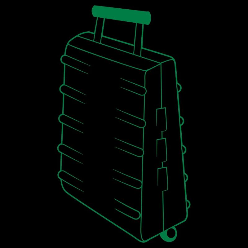 Valise debout robuste et résistante