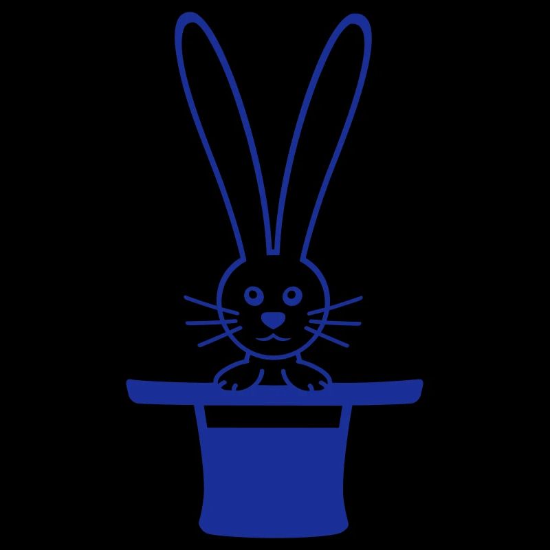 Bunny Top Hat Wizard Rabbit Wizard Cute