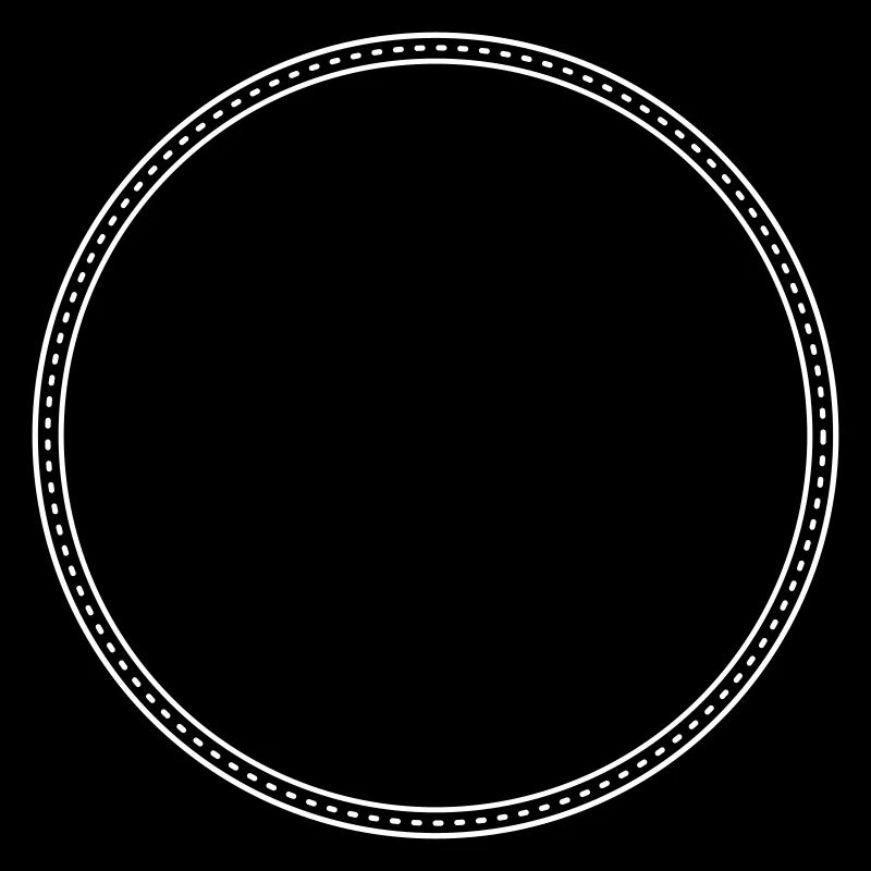 Points Circle Frame Decor