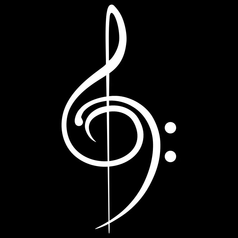 Clé de musique note mélodie note de musique basse